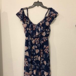 Francesca’s floral maxi dress